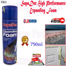 SupaDec Expanding Foam For Big Gaps/Insulates/Bonds 750ml