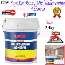 Ready Mix Strong Grab wallpaper Wallcovering Smooth Adhesive 2.4kg