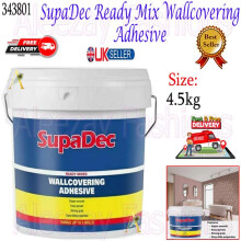 Ready Mix Strong Grab wallpaper Wallcovering Smooth Adhesive 4.5kg