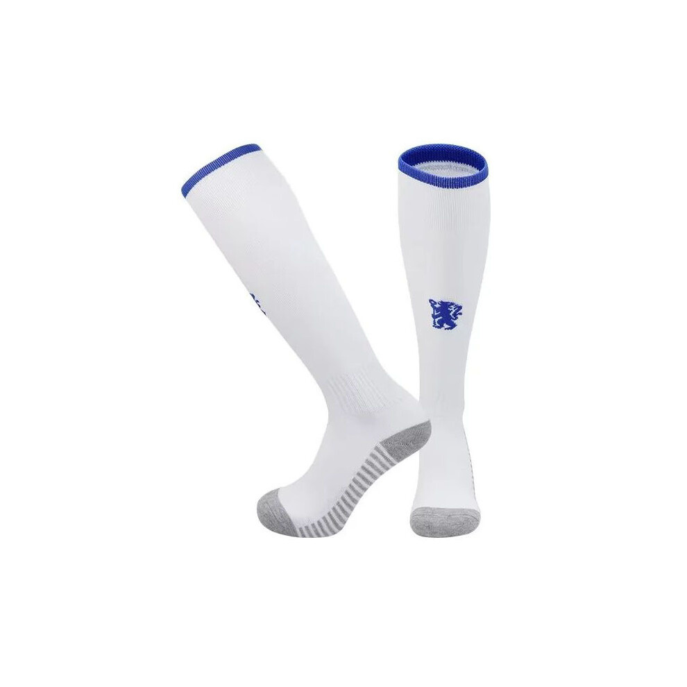 (For Chelsea Home, Kids(EU 30-36)) 24-25 Football Socks for Kids Adult Team Training