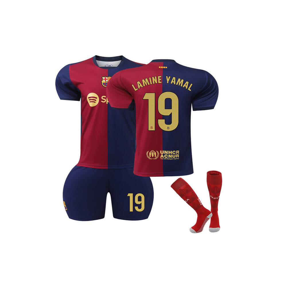 (22(120-130cm)) 24-25 Barcelona home jersey Yamal football jersey on OnBuy