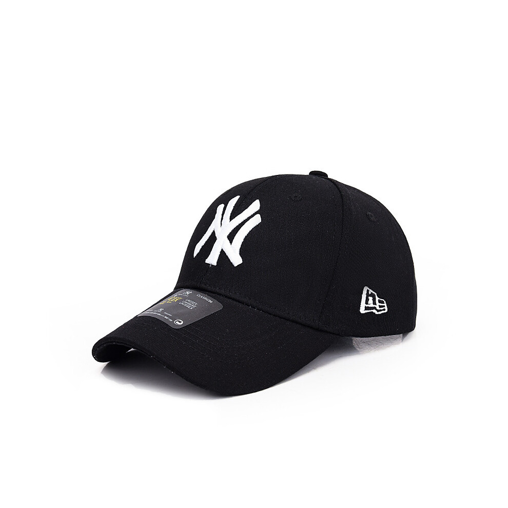 (Black White) Ny Unisex Yankees Baseball Hat Sport Caps Adjustable Breathable Shade Gifts