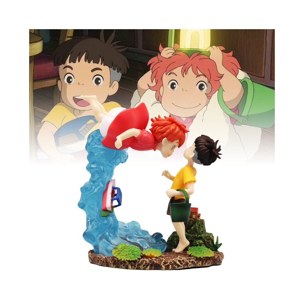 Ponyo On The Cliff Sosuke Toy Doll Desktop Decoration Models Pvc Material Gift