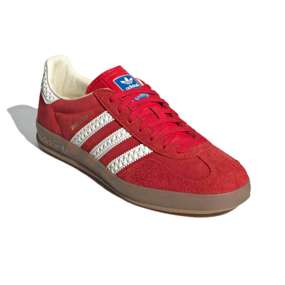 (UK5/EU38/23.5CM ) adidas Gazelle Indoor 'Red White' IF1808 Men's Women Shoes