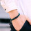 (L 21.5cm 8.5Inch, Navy Rope) Mens Thread Double Layer Detachable Matching Stackable Bracelet 4