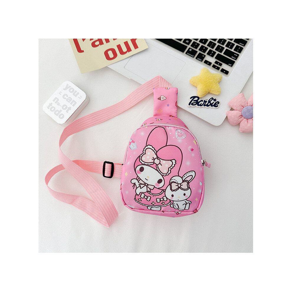 (My Melody) Kids Playful Crossbody Bag In Adorable Designs Perfect For Girls On The Go