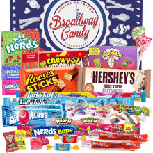Broadway Candy Sweets Gift Box Sweet Box Chocolate Hamper Kids Adults American Candies Birthday Christmas Thanksgiving Halloween Candy Selection