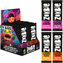 Zombie Fruit Bars, Variety Box (24 Bars 4 Flavours)  Healthy Snacks  Low Calorie Snack Box