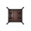 Living And Home Square 60cm Folding Coffee Table with Marble Effect Top 3