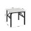 Living And Home Square 60cm Folding Coffee Table with Marble Effect Top 6