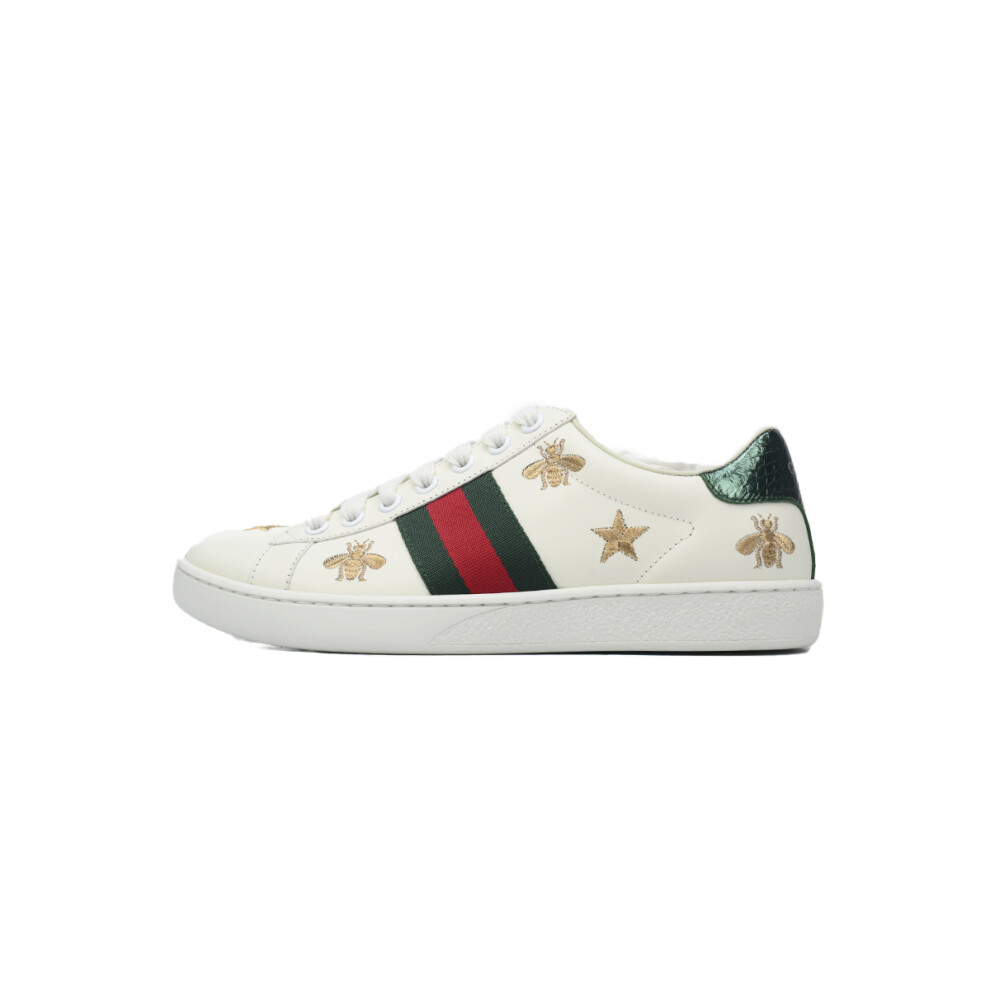 (EUR SIZE 37) GUCCI Bee Embroidered Fashion Board Shoes P360