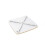 Living And Home Square 60cm Wooden Folding Coffee Table Natural 4
