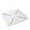 Living And Home Square 80cm Wooden Folding Coffee Table Natural 5