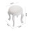Living And Home Dressing Table Stool Makeup Bench Round Chair Soft Padded Cushion Vanity Seat 6