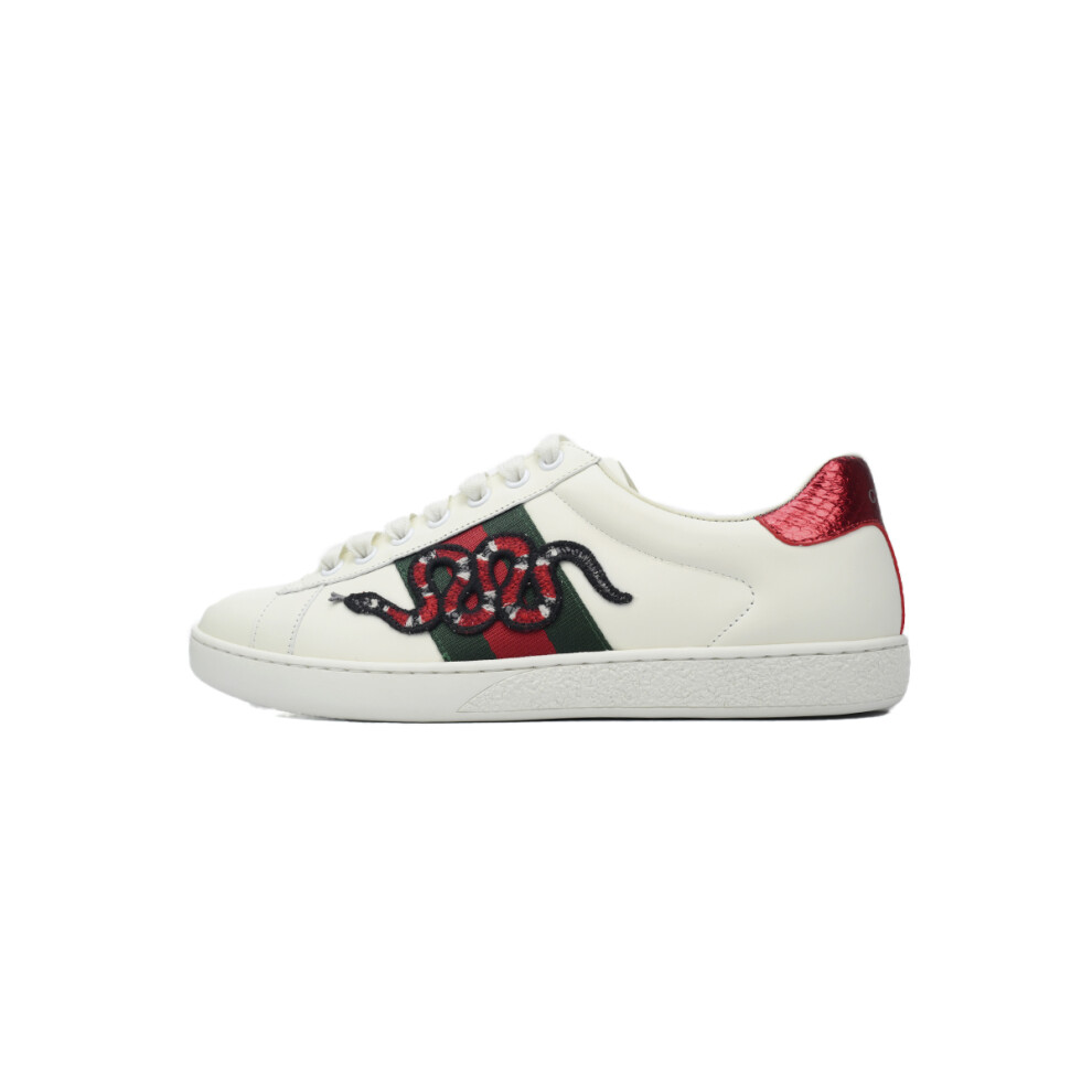 (EUR SIZE 36) GUCCI Bee Embroidered Fashion Board Shoes P360