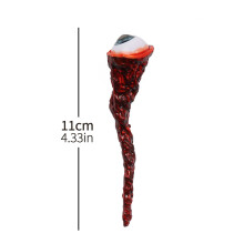 Halloween Ripped Out Eyeball Horror Prop Realistic Life Bloody Ripped Out Scary Decorate Cosplay Party Costume Props