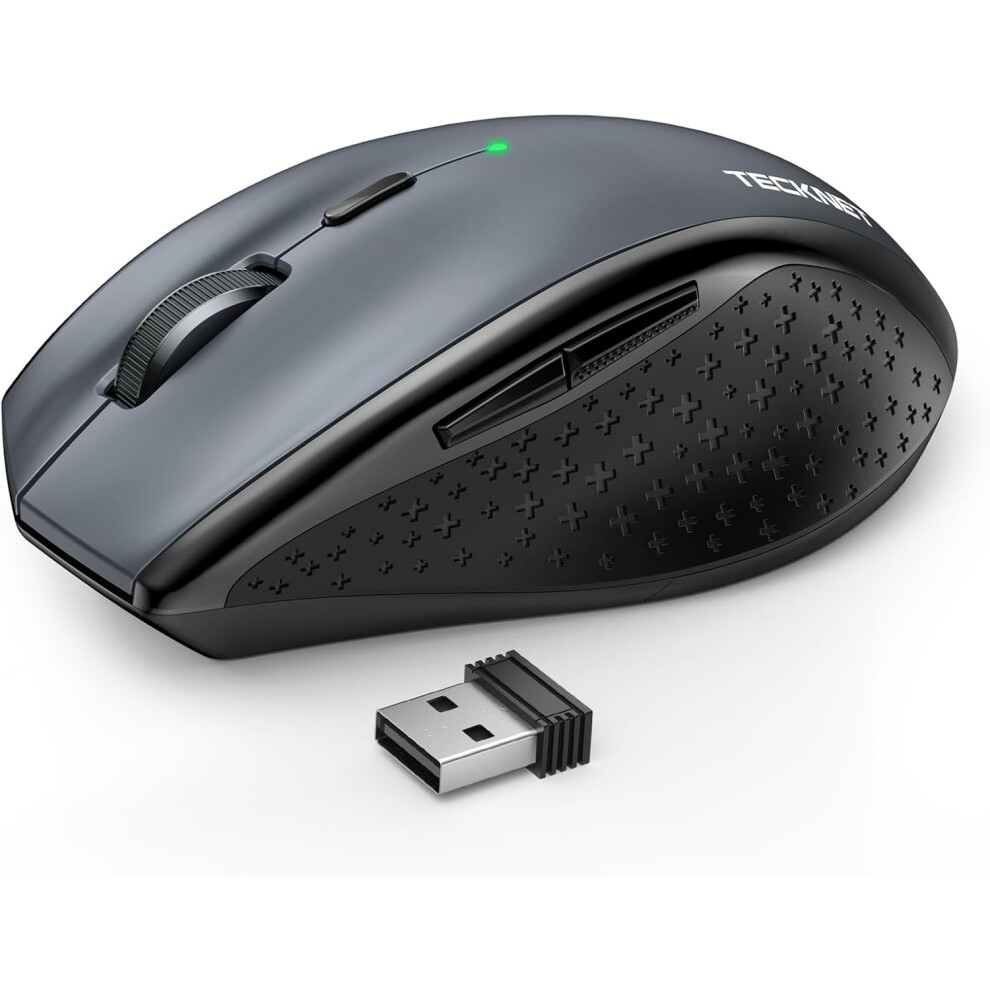 TECKNET Bluetooth Mouse, 2.4GHz Wireless Mouse with Tri-Mode (BT
