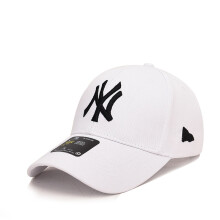(White Black) Unisex Ny Yankees Baseball Hat Sport Caps Adjustable Breathable Shade Gifts