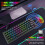 60% Compact Wireless Gaming Keyboard and Mouse Set, 3800mAh 2