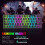 60% Compact Wireless Gaming Keyboard and Mouse Set, 3800mAh 5