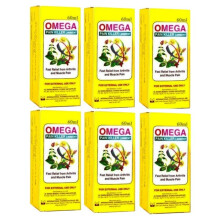 Omega 6-Piece Pain Killer Liniment Fast-Acting Liniment for Muscle and Joint Pain 60 ml
