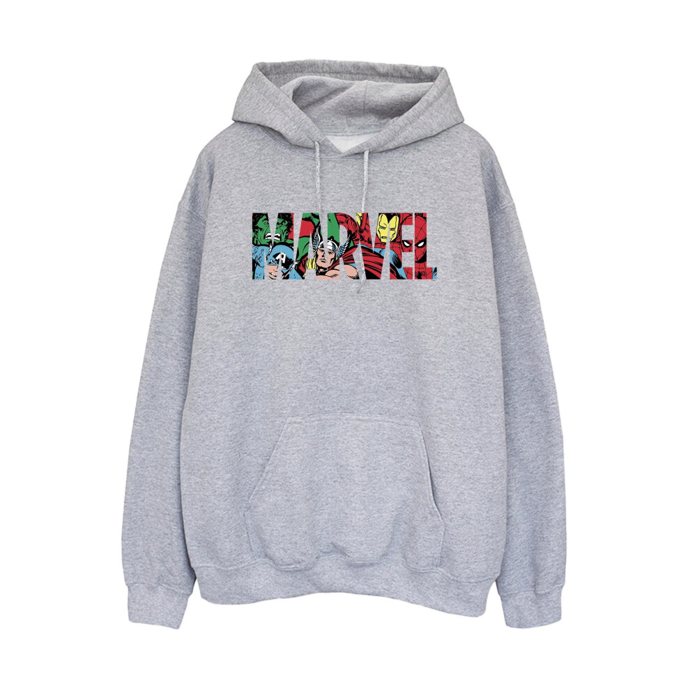 Infill Logo Heather Hoodie