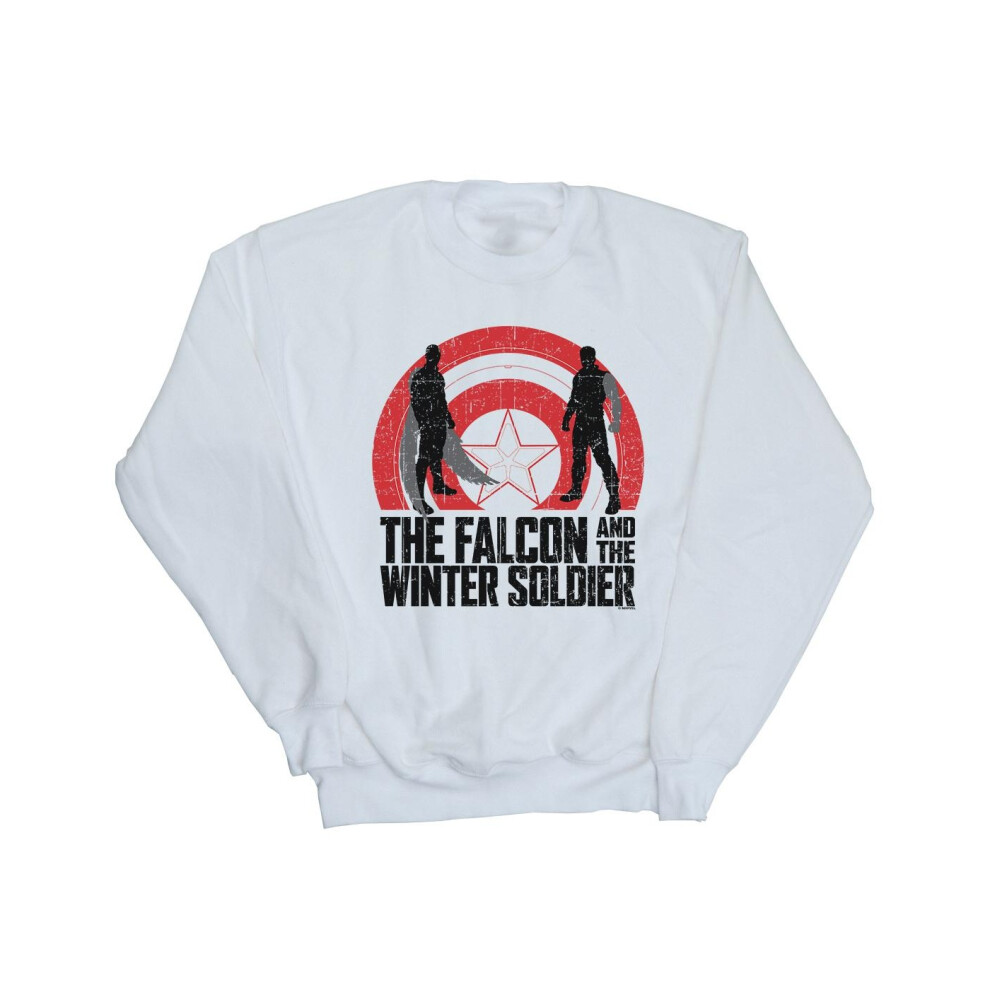 The Falcon And The Winter Soldier Shield Silhouettes Sweatshirt