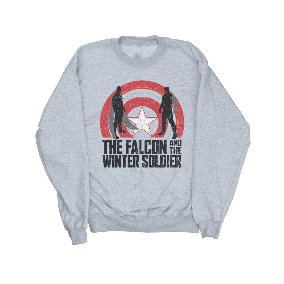 The Falcon And The Winter Soldier Shield Silhouettes Sweatshirt