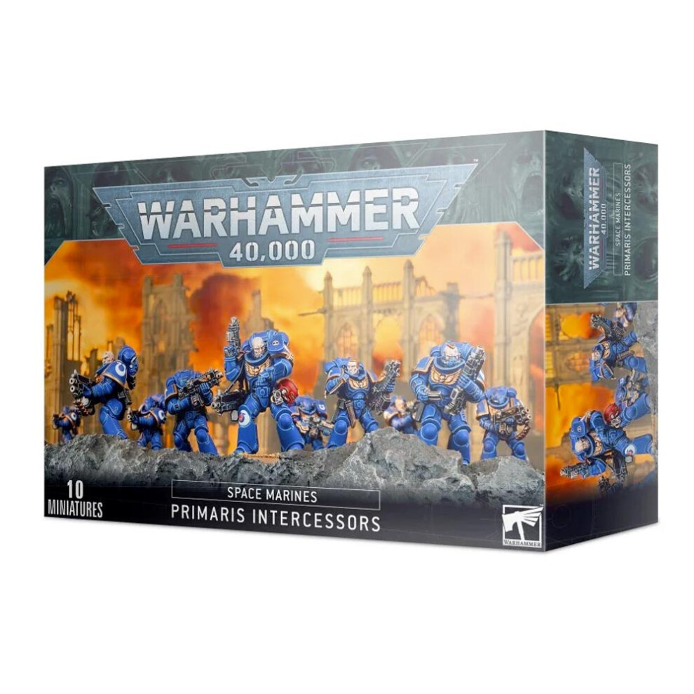 Warhammer Games Workshop Space Marines Primaris Intercessors 40K 48-75
