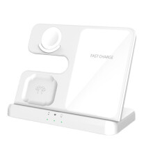 Chronus Samsung Wireless Charger 3 in 1 Charging Station Galaxy Watch Charger Compatible with Samsung S24 Ultra Plus S23 S22 S21 S20 Z Fold