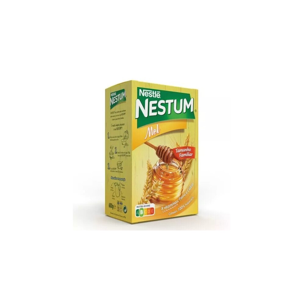 Nestle Nestum Honey Flakes Classic Portuguese Cereal Tasty Breakfast 600 Gr