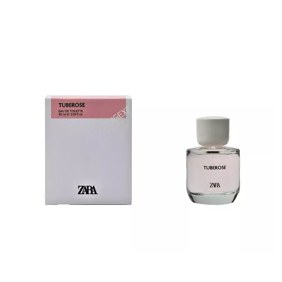 Zara Tuberose 90Ml / 3.04Oz Eau De Toilette For Women - Sparkling Floral, Powdery & Sensual With Vanilla & Woods