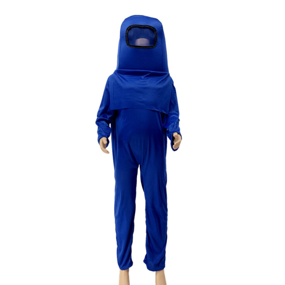 (Blue, 10-12 Years) Among Us Costumes Halloween Kid's Party Fancy Dress Week Gaming Christmas Cosplay