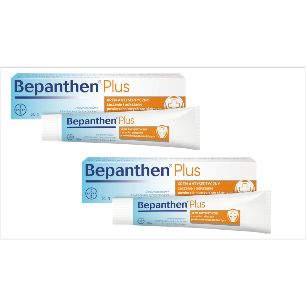 2 x Bepanthen plus 30g  - ORIGINAL PRODUCT