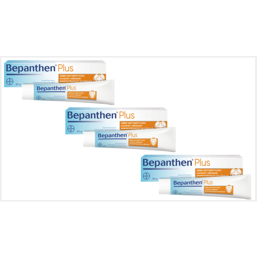 Bepanthen 3 x Bepanthen Plus 30g - Original Formula, 3-Pack