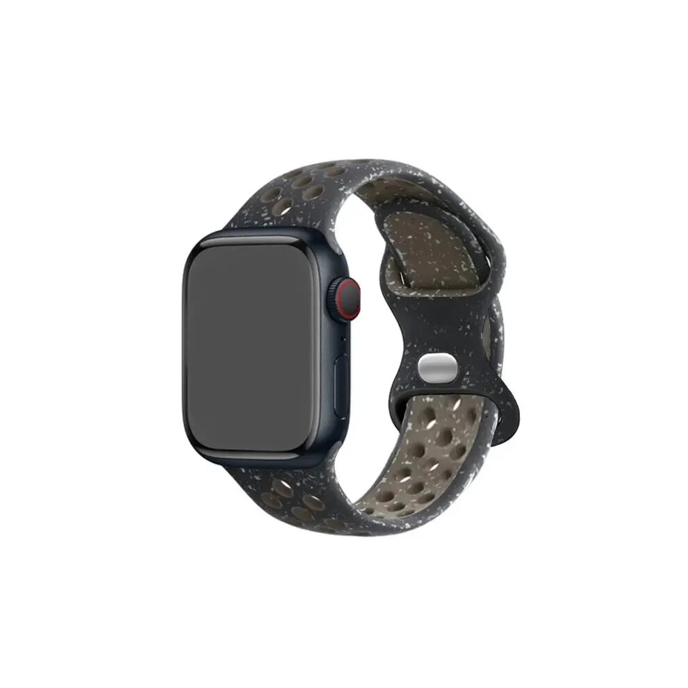 (Midnight Sky, 42 44 45 49mm) Strap For Apple Watch Correa Silicone sports bracelet iwatch 8 SE 7 6 5 Ultra