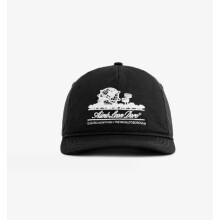 (Black) Aime Leon Dore Unisex Adjustable Alphabet Baseball Cap Large Size Breathable