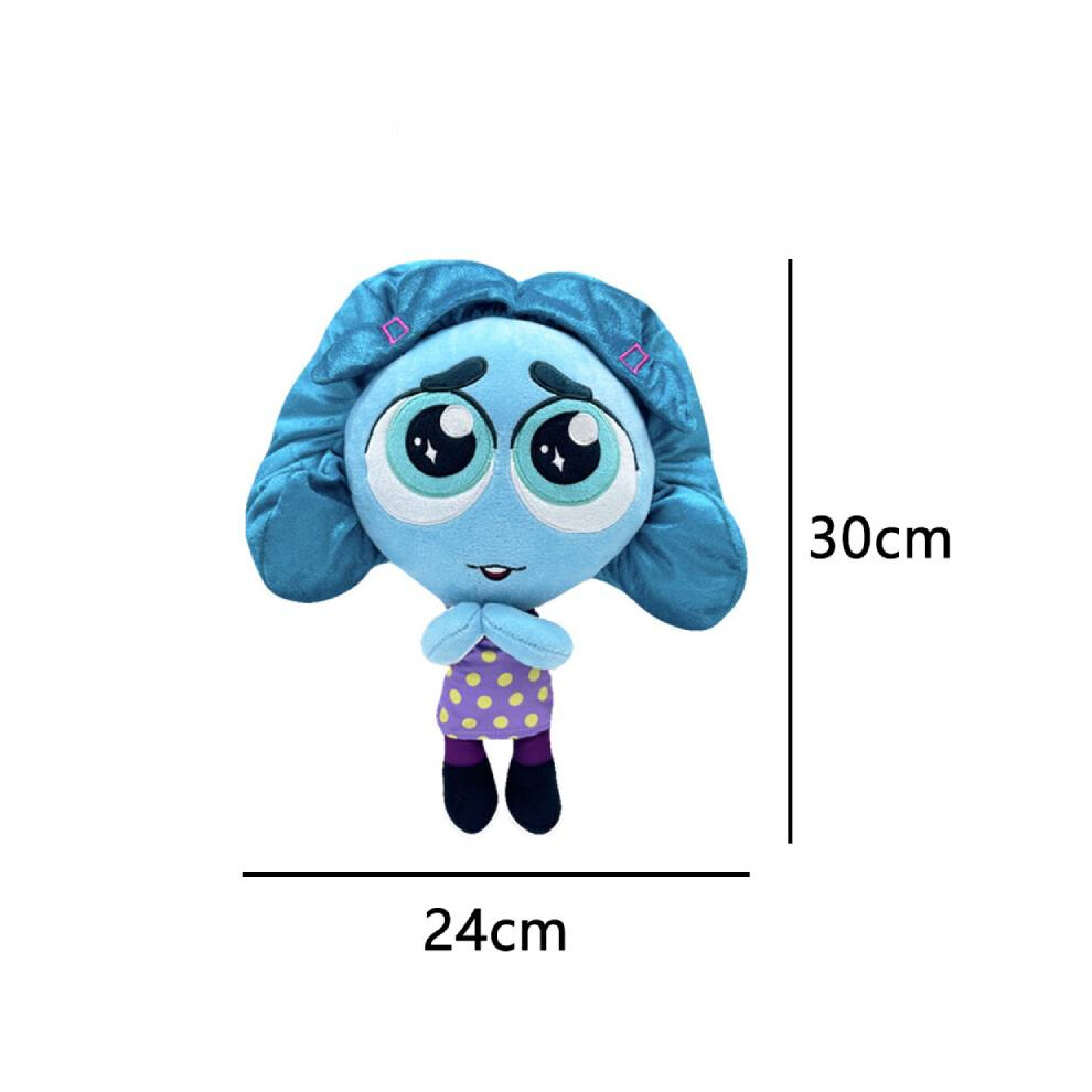 (Envy) Inside Out 2 Joy Anger Anxiety Envy Plush Toy Cute Cartoon Children Gift Doll