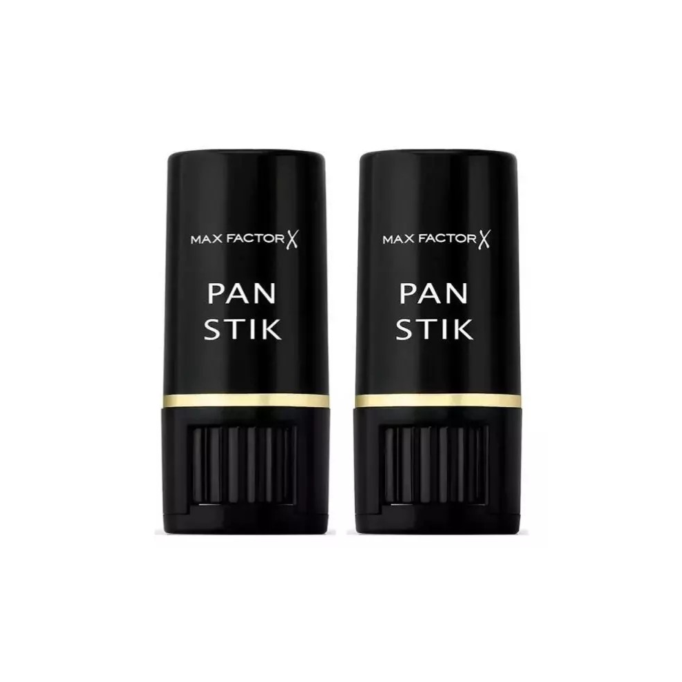 2 x 9g Max Factor Pan Stik Foundation Stick - ( 25 Fair )