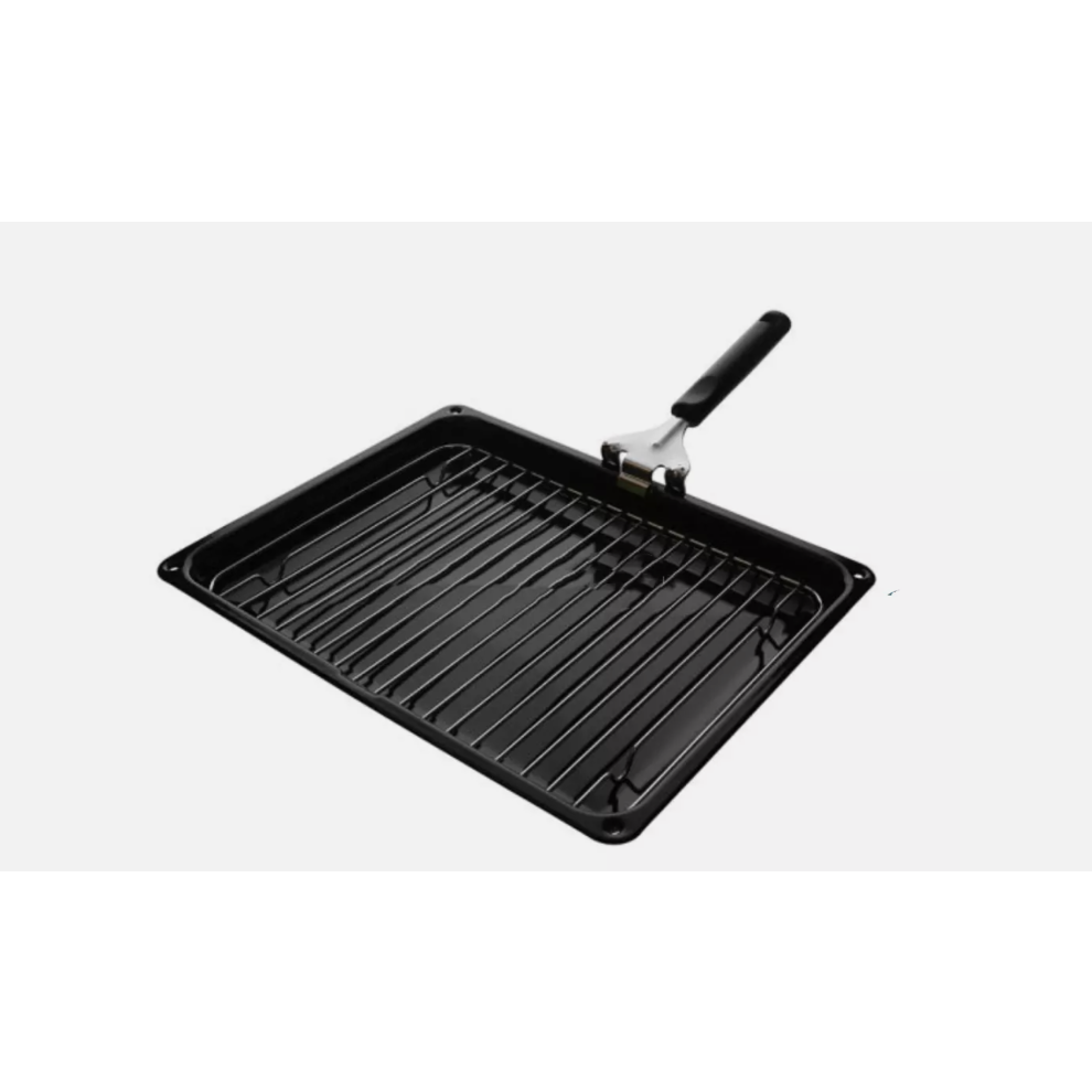 Genuine Sharp K61D27BM1EN OVEN Grill Pan Tray Includes Handle & Grid