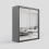 (150cm, Grey) ELUKS Modern Sliding Door Wardrobe SKY 1