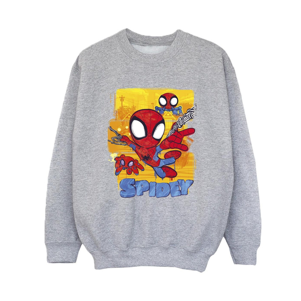 Spidey And His Amazing Friends Flying Sweatshirt