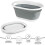 Collapsible Laundry Basket | Pop-Up | Space-Saving | Plastic 3