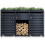 DWD® Double Wheelie Bin Storage Shed with Plant Roof 1