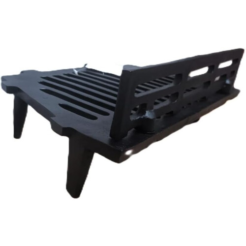 Vintage Decor® 16" Cast Iron Fire Grate with Guard with Ash Pan & Tool 2