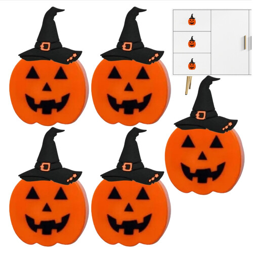 Halloween Cabinet Handle Covers Dresser Drawers Knobs 1/2/4pcs Door Knobs Drawer Pulls Decorative Handles Pulls For Doors 2