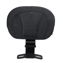 Passenger Backrest, Removable Stabe Balance Practical Rider Backrest Mount Universal for Motorcycles (Black)
