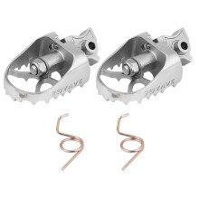Motorcycle Front Footpegs, Adjustable Motorcycle Front Footrest Foot Pegs Fits For BM-W F800GS F700GS F650GS R1150GS Yama-ha WR25