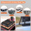 Car Roof Bag, 20 Cubic Feet Large Roofing Cargo Carrier Bags Waterproof Soft Rooftop Luggage Storage Box for Any Cars with Roof Rack,Rails,Bars, Black 5