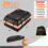 Car Roof Bag, 20 Cubic Feet Large Roofing Cargo Carrier Bags Waterproof Soft Rooftop Luggage Storage Box for Any Cars with Roof Rack,Rails,Bars, Black 3